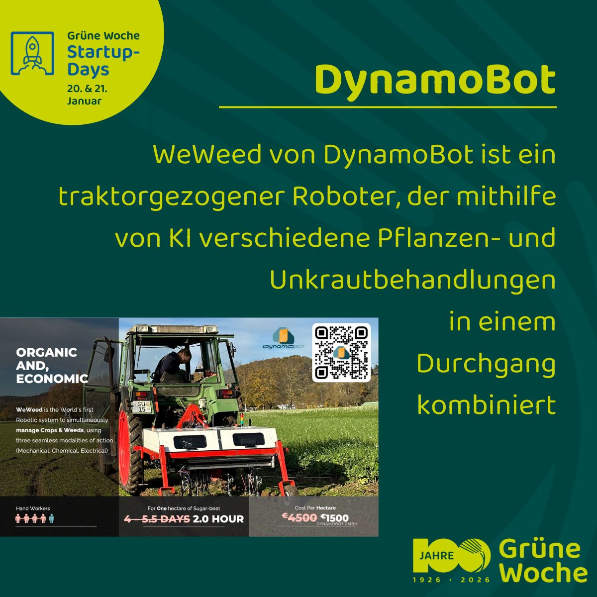 WeWeed in der Endrunde der Startup-Days 2026
